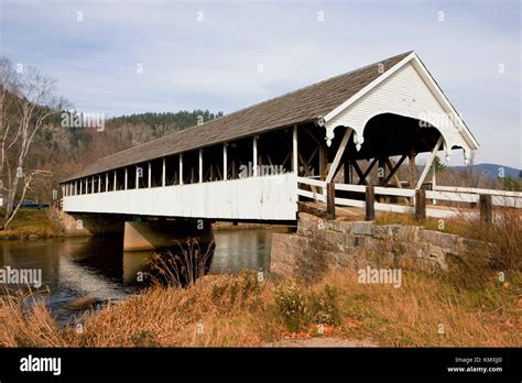 Stark Covered Bridge 1862 New Hampshire Usa Stock Photo Alamy