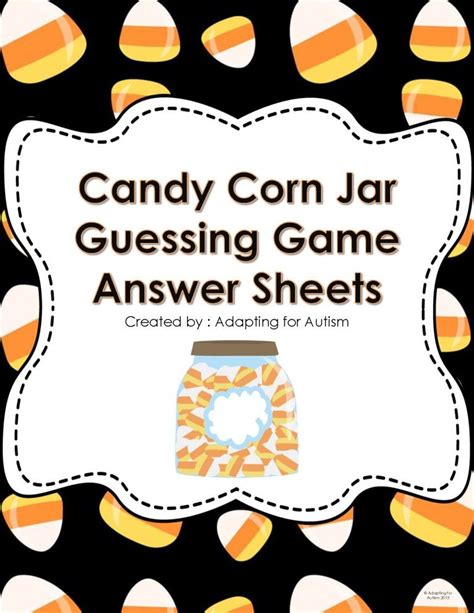 To run this project, run the following command: Candy Corn Jar Guessing Game Answer Sheets #freeprintable ...
