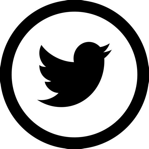 Twitter Icon In Black Circle Transparent Png Stickpng