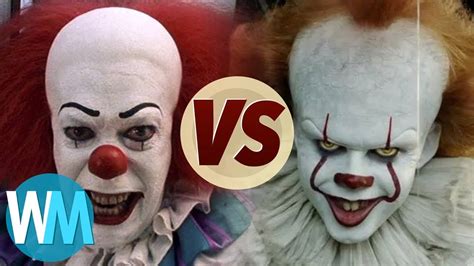 Pennywise 1990 Vs 2017 Youtube