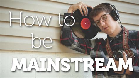 How To Be Mainstream Hipster Tutorial Youtube
