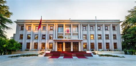 El Palacio Presidencial De Tirana Imagen De Archivo Imagen De