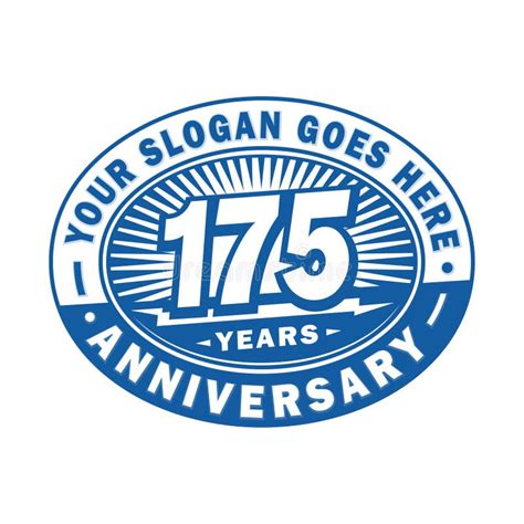 175 Years Anniversary Celebration 175th Anniversary Logo Design 175