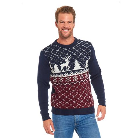 reindeer fair isle men s christmas sweater you look ugly today
