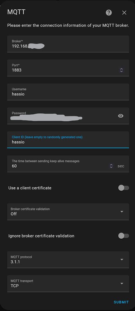 Mqtt Setup In Hassio Configuration Home Assistant Community Hot Sex