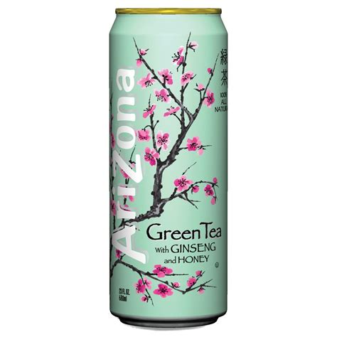 Green Tea With Ginseng And Honey 23 Oz Can 24case