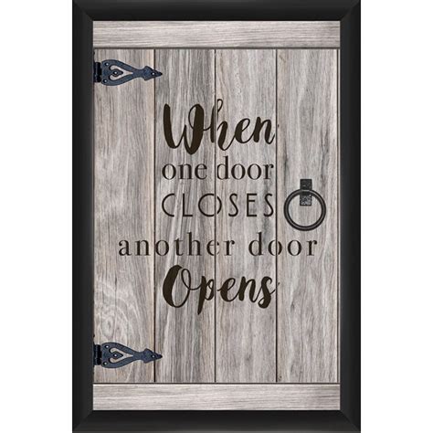 Ptm Images 15 X 23 When The Door Closes Decorative Wall Art