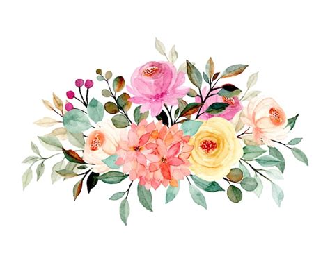 Floral Watercolor Svg 1540 File For Free Free Svg Eyes
