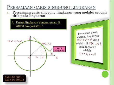 Kumpulan Soal Dan Pembahasan Persamaan Garis Singgung Lingkaran Pdf