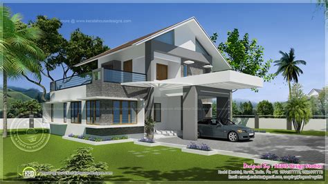 1750 Square Feet Home Exterior Design Home Kerala Plans