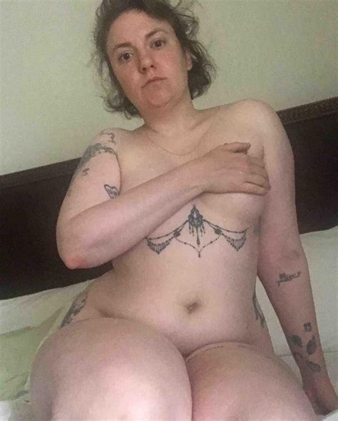 Lena Dunham Posts Naked Selfies On Instagram To Mark Hysterectomy