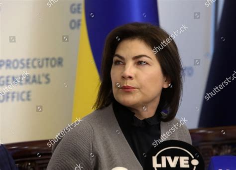 Prosecutor General Ukraine Iryna Venediktova Holds Editorial Stock