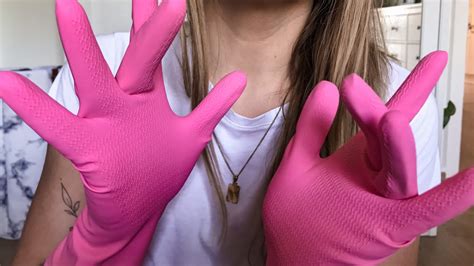 ASMR Rubber Gloves YouTube