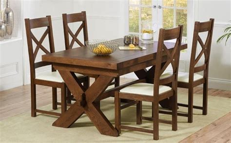 $279.99 ($70.00 per item) 232. Dark Wood Dining Tables and 6 Chairs | Dining Room Ideas
