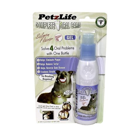 Petzlife 891016 Complete Oral Care Gel Salmon Blister Package For Pets