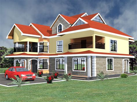 5 Bedroom Maisonette House Plans In Kenya Burnsocial