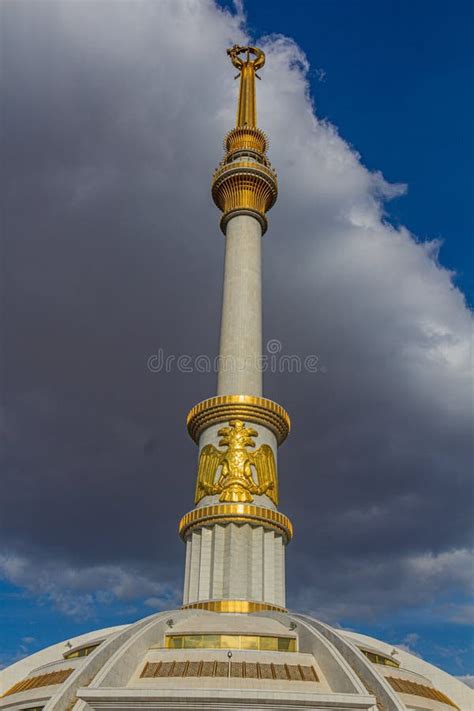 Independence Monument In Ashgabat Turkmenist Editorial Image Image