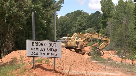 After 2 Years Bridge Repairs Begin For Washed Out Macon County Bridge Alabama News