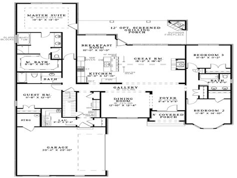 Best Open Floor Plans Open Floor Plan House Designs Small