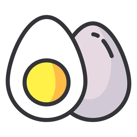 Egg Icon Outline Style Stock Vector Illustration Of Flat
