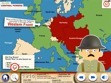 World War One History For Kids By Abécédaire