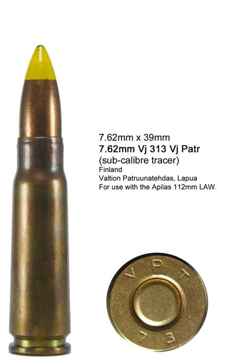 084 762mm X 39mm Military Cartridges Ammunition Lapua Cartridges