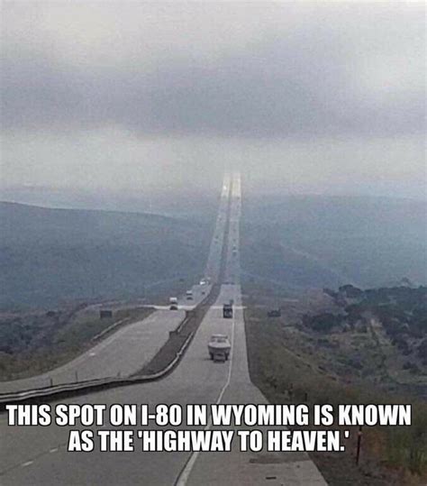 This Spot On I 80 In Wyoming Is Called Highway To Heaven Wyoming