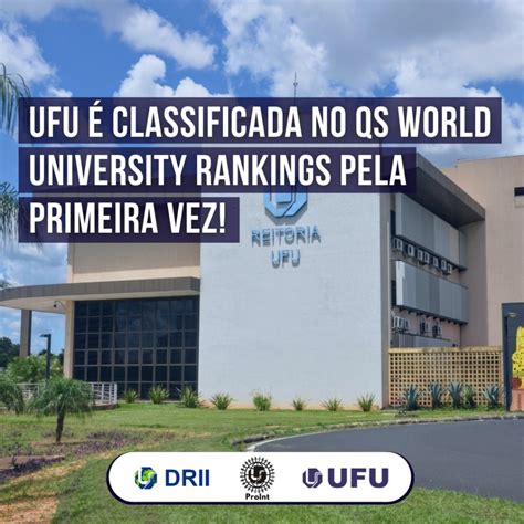 Ufu Está Entre As Melhores Universidades Do Mundo Comunicaufubr