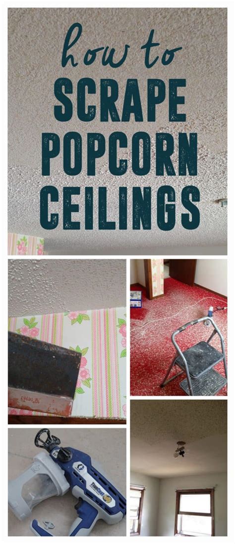 Popcorn ceilings were all the rage back in the '60s and '70s. Tips and Tricks for Scraping Popcorn Ceilings