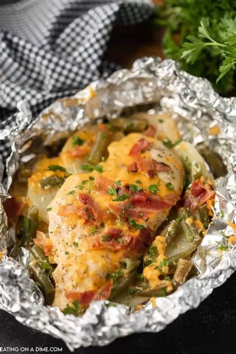 Bacon Ranch Chicken Foil Packet Has Everything You Need For A Great