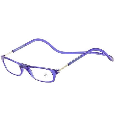 Clic Reader Eyeglasses Original Full Rim Blue Magnetic Reading Glasses 300