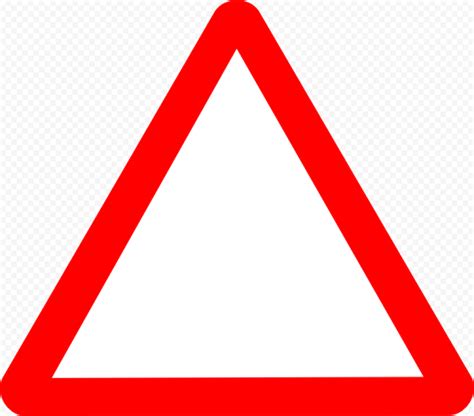 List 90 Wallpaper A Red And White Triangular Sign At An Intersection