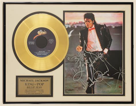 There never was a real billie jean. Lot Detail - Michael Jackson "Billie Jean" Signed With ...