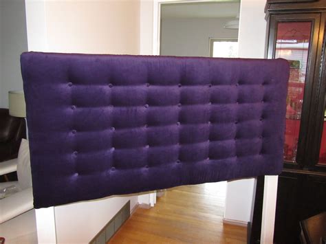 I Made This Purple Velvet Tufted Headboard For My Daughter She Loves It Fun Diy Project