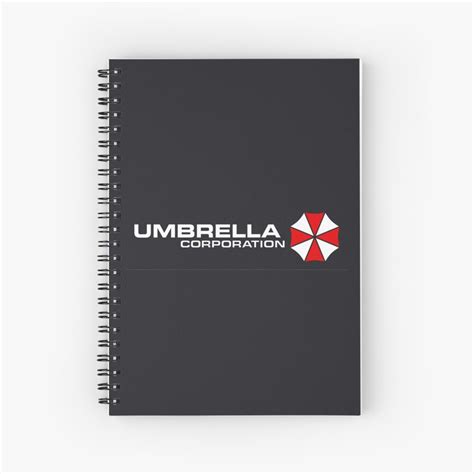 Umbrella Corporation Spiral Notebook By Geek Chic Redbubble