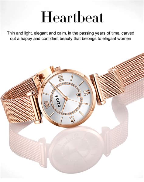 Olevs Fashion Diamond Starry Rose Gold Ladies Watches Reloj Mujer 2019