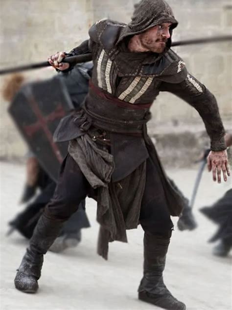 Michael Fassbender Assassins Creed Trench Coat