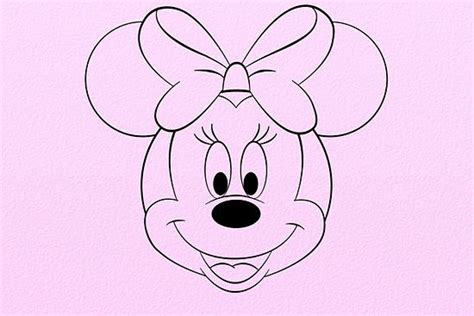 Draw Minnie Mouse Mice To Draw And Masks
