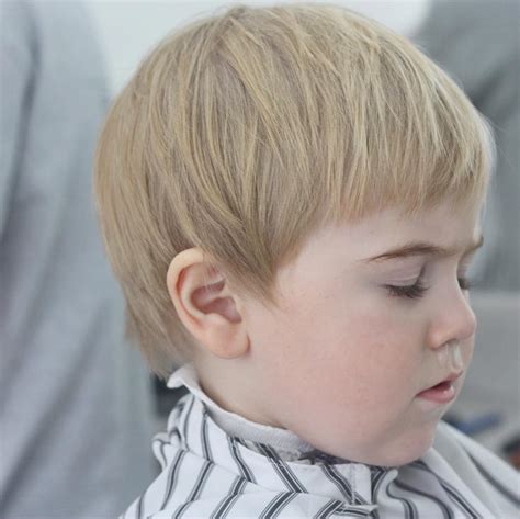 If they're long you could talk to your hairdresser and see if they can cut them slightly to stunt the growth. Toddler Boy Haircuts + Hairstyles: 17 Styles That Are Cute ...