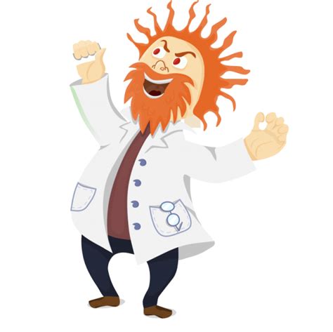 Mad Scientist Free Stock Clipart