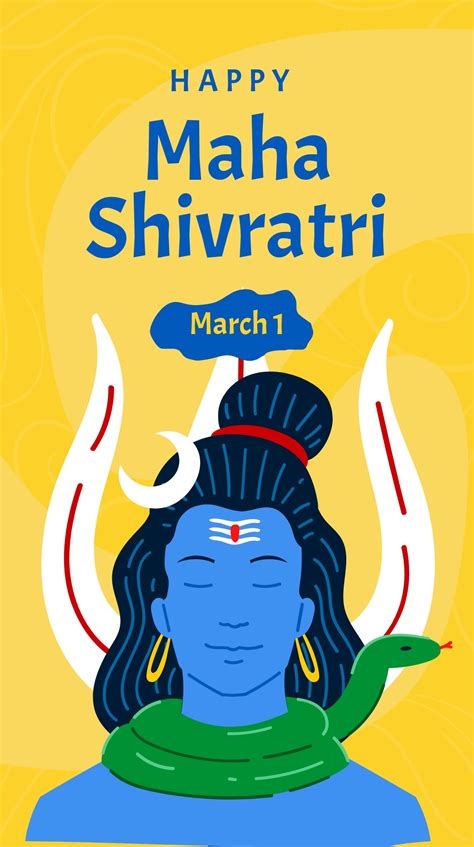 Free Happy Mahashivratri Whatsapp Post Template Download In Png 