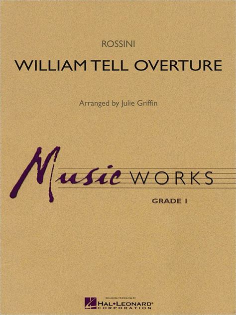William Tell Overture Von Gioacchino Rossini Blasorchester Noten