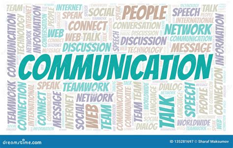 Communication Word Cloud Stock Illustration Illustration Of Wordcloud