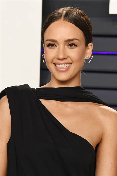 Oscars 2019 Jessica Albas Vanity Fair Makeup Look