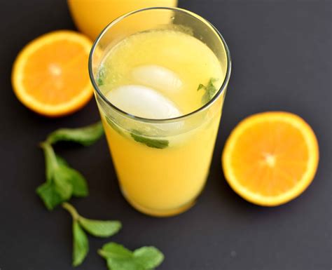 Refreshing Orange Mint Mocktail Pepper Delight