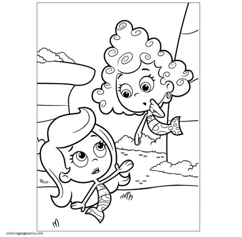 Molly Bubble Guppies Coloring Pages Bubble Guppies Coloring Pages