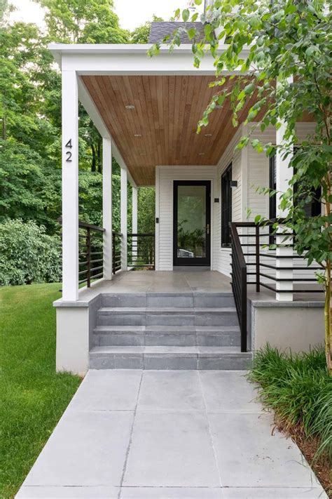 Modern Front Porch Ideas For Houses Home Design Ideas