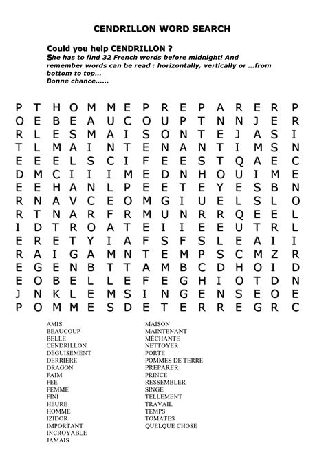 French Word Search French Pinterest French Words Word Search And