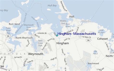 Hingham Massachusetts Tide Station Location Guide