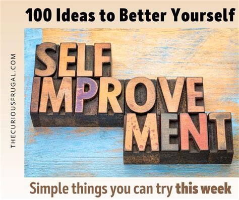 How To Better Yourself 100 Ways To Improve Your Life